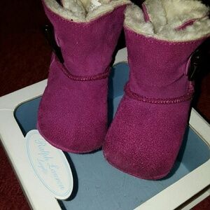 Layette Suede Baby Moccasins